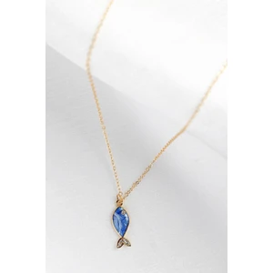 New Obsessions Mavi Balıklı Şans Kolyesi