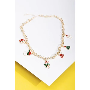 Christmas Yılbaşı Figürlü Charm Sallantılı Kolye