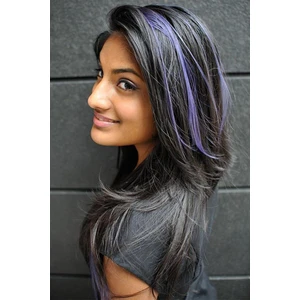 New Obsessions Açık Mor Sentetik Saç Çıtçıt 2Li