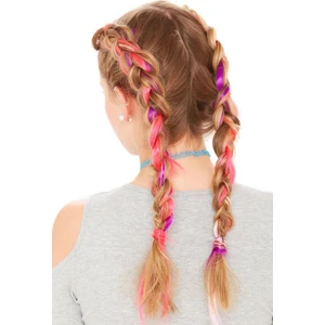 New Obsessions Fosforlu Pembe Çıtçıtlı Saç 2'li