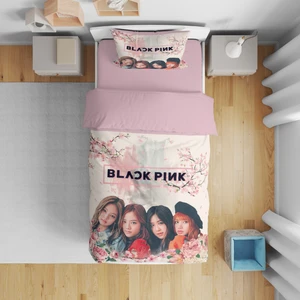 Erays Home Black Pink Tek Kişilik Nevresim Takımı