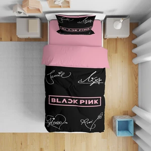 Erays Home Black Pink Tek Kişilik Nevresim Takımı