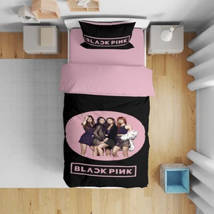 Erays Home Black Pink Tek Kişilik Nevresim Takımı