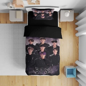 Erays Home Bts  Tek Kişilik Nevresim Takımı