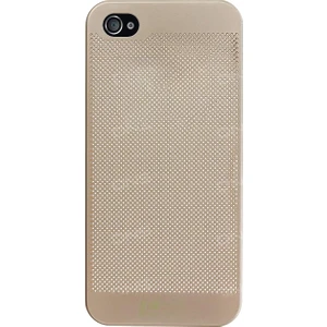 iPhone 4 / 4s Kılıf Loopee Point Sert Arka Kapak Gold