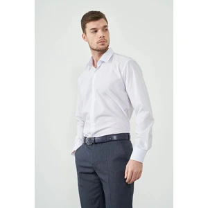 Mentality G071 Uzun Kollu Beyaz Gömlek