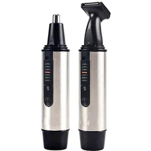 Abnturk 2 In 1 Şarjlı Yanak Tüğ Alıcı Traş Burun Kulak Kıl Temizleyici Tıraş Makinesi Favori Düzeltici