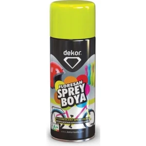 Sprey Boya Akrilik 400ML Metal Ahşap Floresan Sarı
