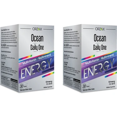 Orzax Ocean Daily One Energy 1 Alana 1 Bedava 30+30