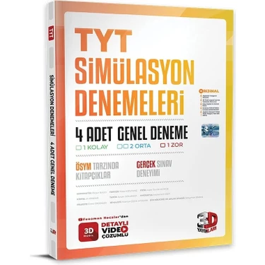 3D Yayınları TYT 4'lü Simülasyon Genel