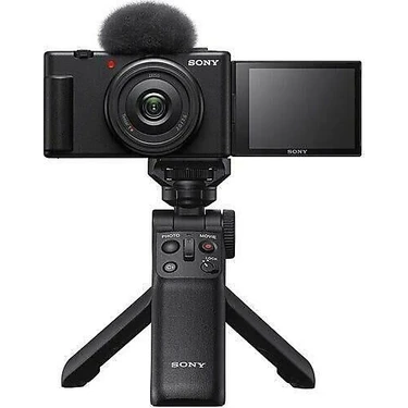 Sony Zv-1f Vlog Kamerası + Sony Gp-Vpt2 Bt Çekim Kolu (Sony Eurasia