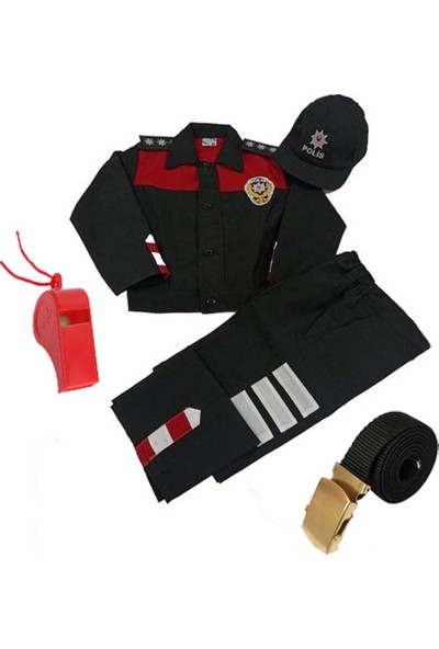 Asker Vadisi Çocuk Yunus Polis Elbisesi (Kostümü) 5 Parça