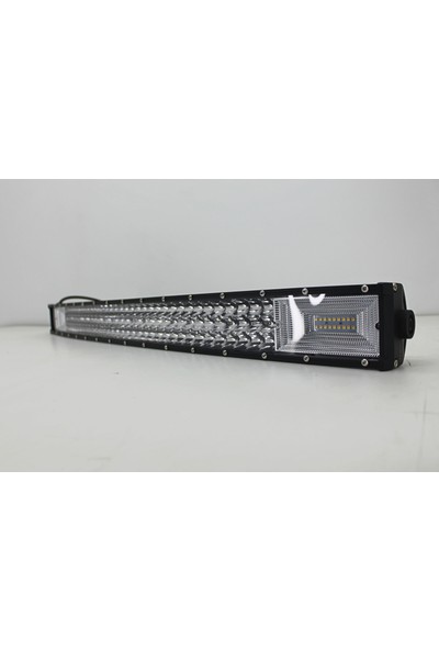 Aracım Oto Aksesuar Off-Road 80 cm Turuncu Beyaz 5 Mod Eğimli 3 Sıra LED