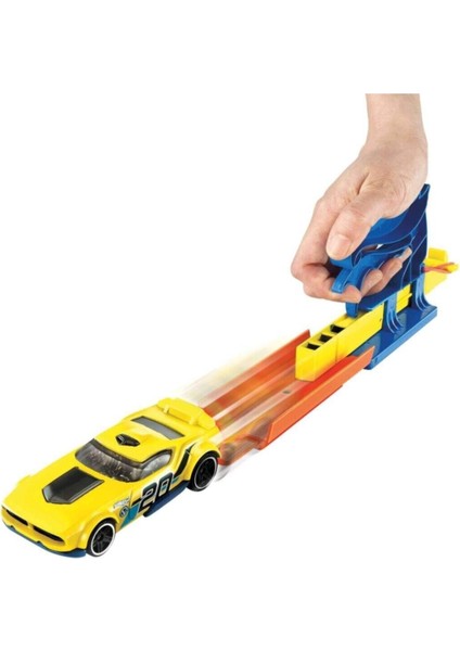 Hot Wheels Cep Araba Fırlatıcısı ve Arabası Mavi FVM08