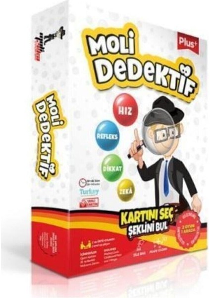 Moli Toys Dedektif Plus 2 Oyun 1 Arada Eğitici, Zeka ve Strateji Oyunu