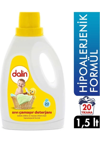 Bebek Sıvı Çamaşır Deterjanı 1500 ml Hipoalerjenik Formül 8690605053499