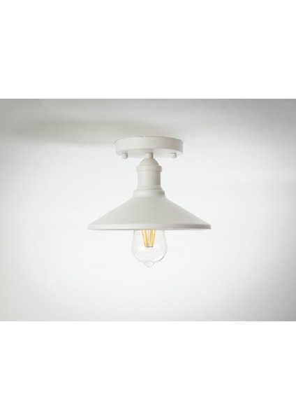 Retro,rustik Mutfak,oda,kolidor Için Tekli Metal Sarkıt Plofonyer Avize ÇAP:23