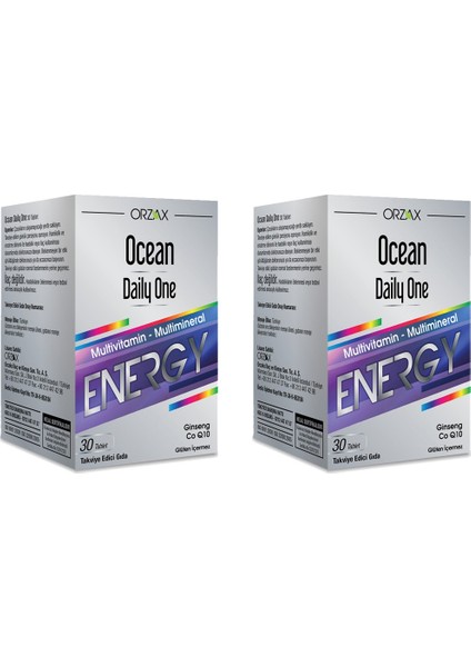 Ocean Daily One Energy 30 Tablet - 1 Alana 1 Bedava