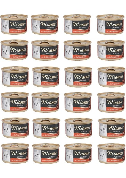 Kedi Konserve Pastete Ciğerli 85 Gr. (24 Adet)