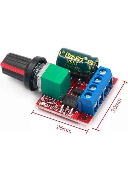4.5V-35V 5A 90W Pwm Dc Motor Hız Kontrol Devresi