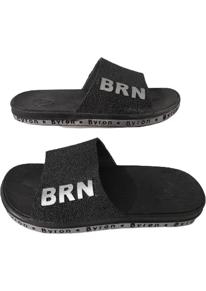 Brn Erkek Çocuk Siyah Kaymaz Taban Deniz Plaj Günlük Yürüyüş Terlik indirimleri