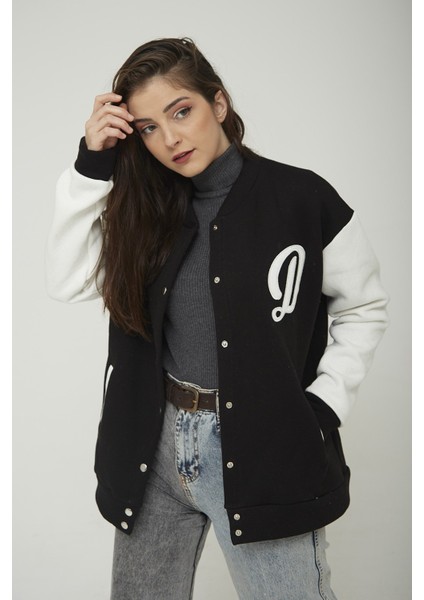 Kadın Arkası Baskılı Kolej Mont Kolej Ceket fiyatları