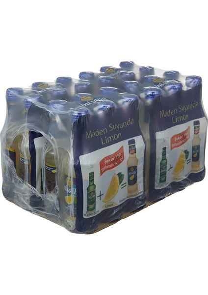 Inişdibi Limonlu Madensuyu 24'lü Paket (200 ml x 24 Adet)