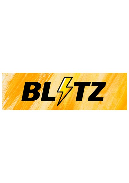 17X5 cm Blitz Oto Cam Sticker Araba Slap Sticker