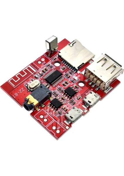 Bluetooth 4.1 Amplikatör Ses Müzik Mp3 Modülü-Ir Uzaktan Kumandalı