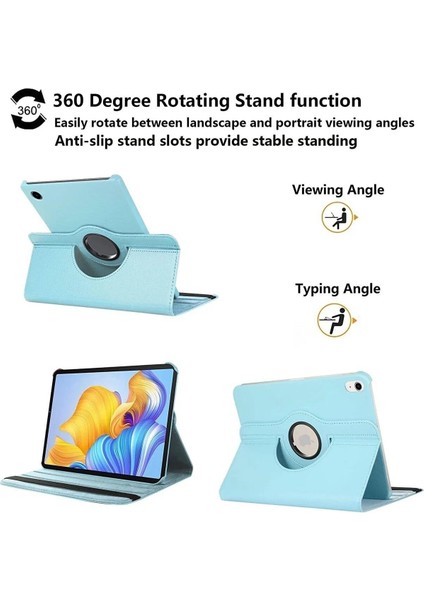 Apple iPad 10. Nesil 2022 10.9" Kılıf Dönebilen Standlı Smart Uyku Modlu Pu Deri Kapaklı Tablt Klıfı