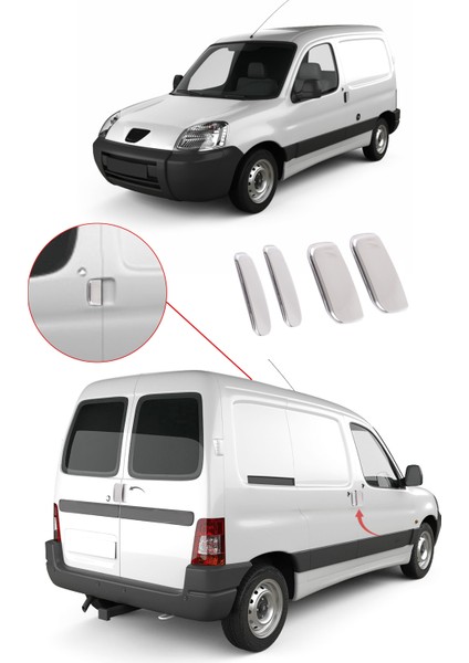 Citroen Berlingo 1996-2008 Kapı Kolu