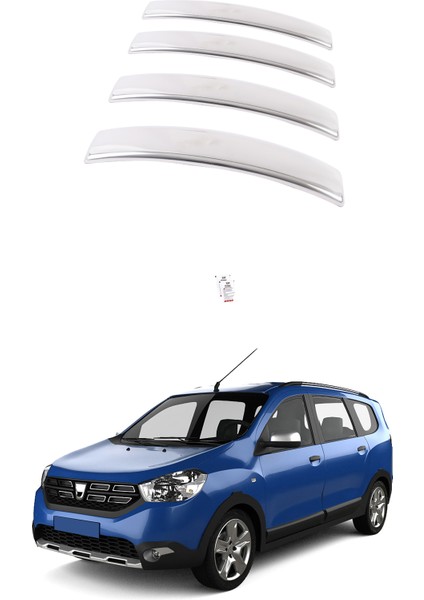 Dacia Lodgy Uyumlu 2012 Ve Üzeri Krom Kapı Kolu 4 Kapı Paslanmaz Çelik