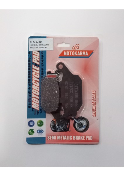 Suzuki Dl 900 Migrator 2014-2019 Arka Fren Balatası