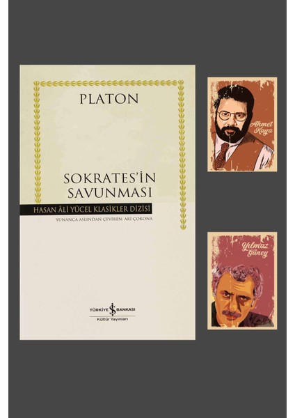 Sokrates’in Savunması - Platon + Yılmaz Güney Ahmet Kaya not defterli