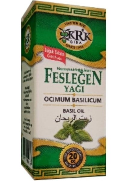 Soğuk Sıkım Fesleğen Yağı 20 ml