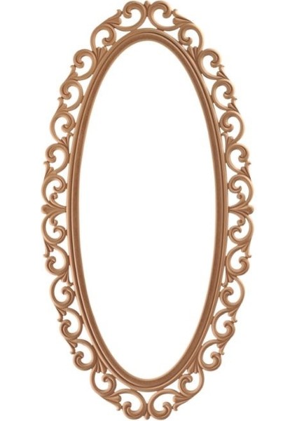 180'LIK Oval Lilyum Ayna