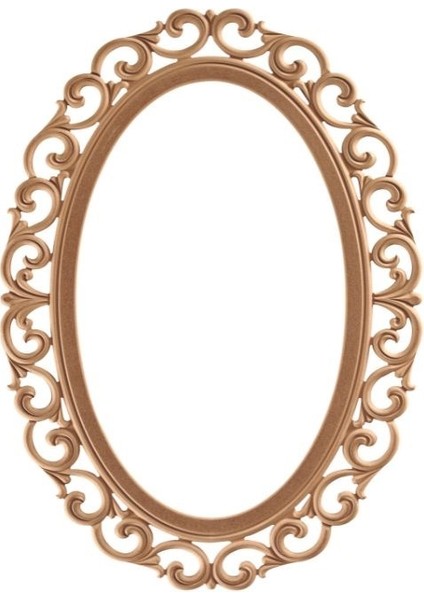 100'LÜK Oval Lilyum Ayna
