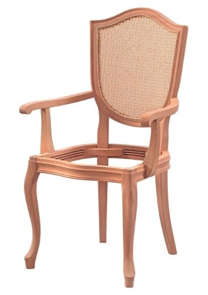 Hasırlı Kupa Kollu Sandalye