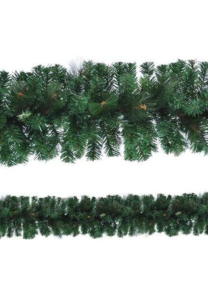 Yılbaşı Yapay Çam Dalı Garland Yılbaşı Dekor Süslemesi Sade Dallı Model Garland 270 cm