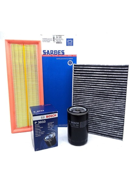 Seat Ibiza 1.6 100HP Filtre Bakım Seti (1998-2001)