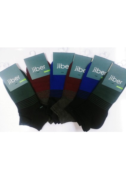 Erkek Bambu Patik Çorap 6756 - 6 Adet