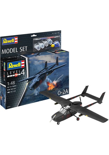 Model Set Uçak O-2A Skymaster 63819