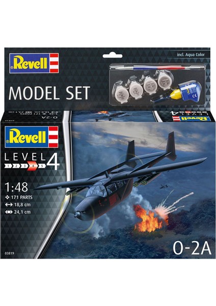 Model Set Uçak O-2A Skymaster 63819