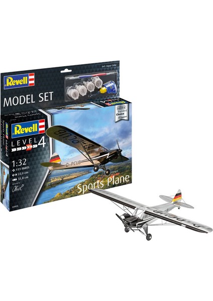 Model Set Uçak Sports Plane 63835