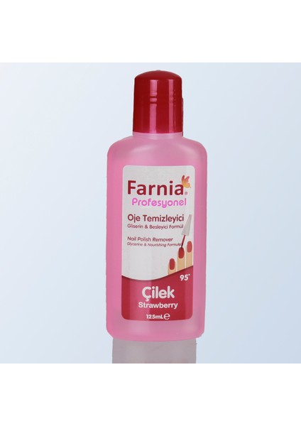 Profesyonel Oje Temizleyici Aseton Çilek 125 ml 95 Derece