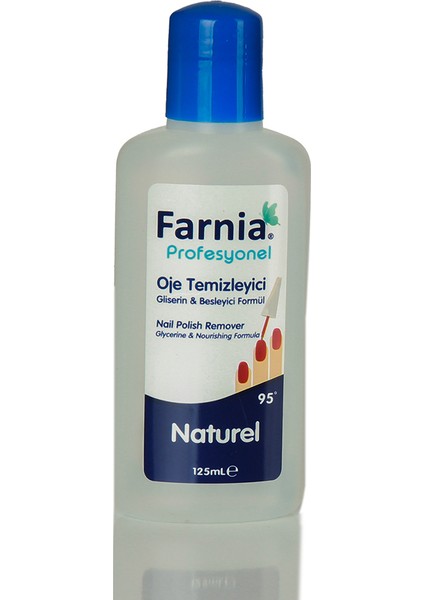 Profesyonel Oje Temizleyici Aseton Naturel 125 ml 95 Derece