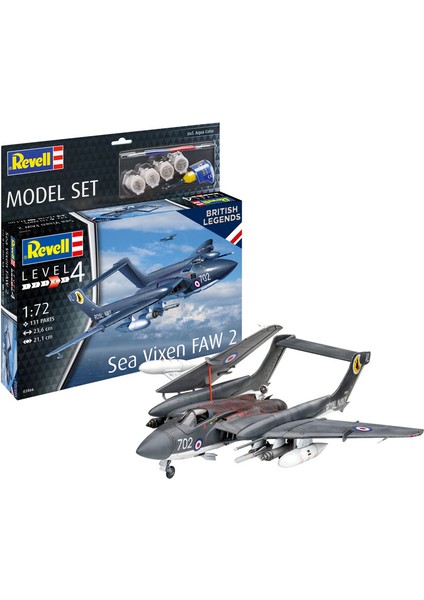 1:72 Model Set Uçak Sea Vixen Faw 2 63866