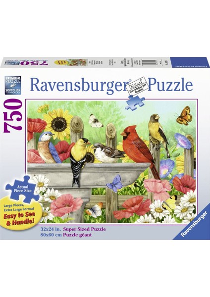 Puzzle 750 Parça Kuş Banyosu 199372