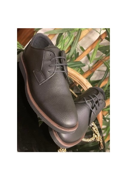 Erkek Siyah Iç Dış Suni Deri Klasik Ayakkabı indirimleri