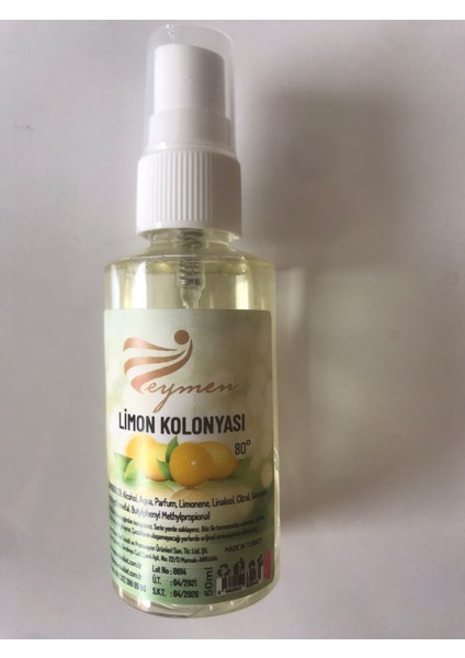 Limon Kolonyası 50 ml 10'lu